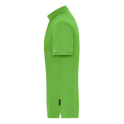 JN1806_Polo_Herren_Organic_limegreen_left