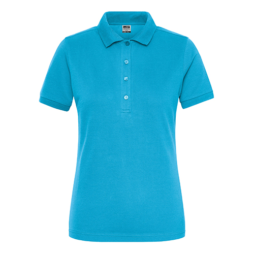 JN1805_Polo_Damen_Organic_turquoise_front