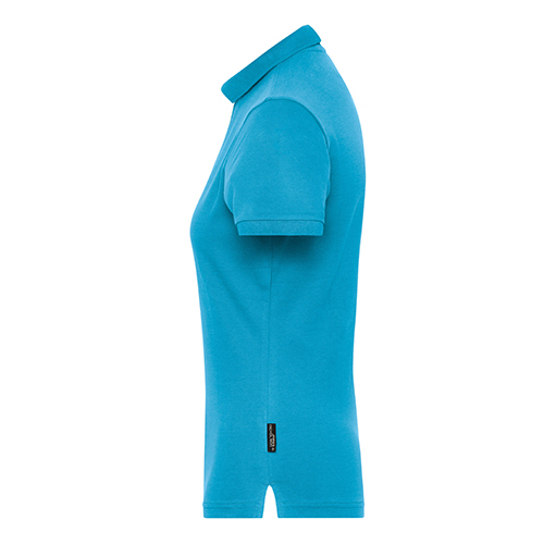 JN1805_Polo_Damen_Organic_turquoise_left